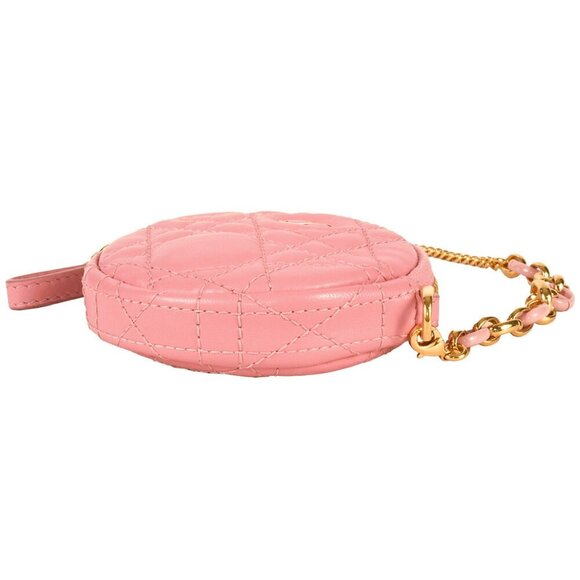 DIOR Pink Leather Pouch - Picture 4 of 7